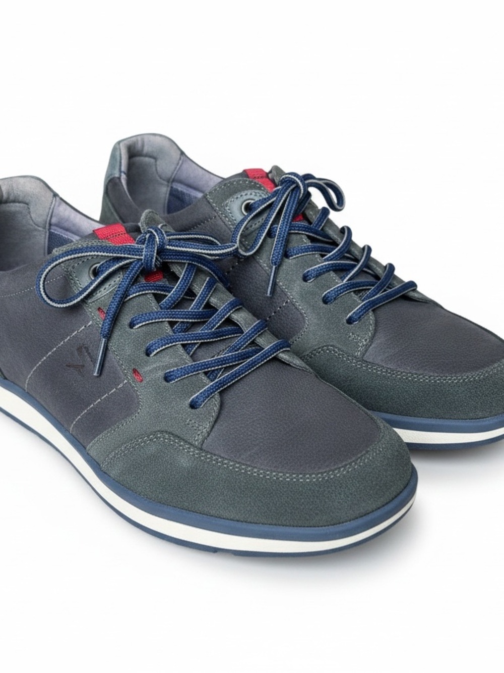 Output by Girza Gray Leather Sneakers Men’s US 7 EU 40